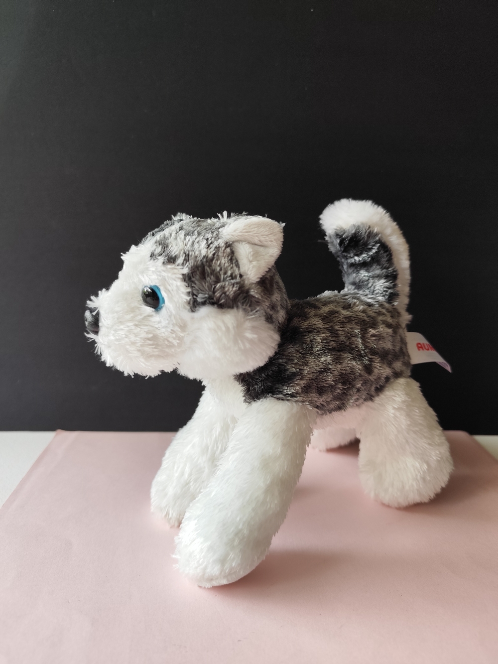 3/$30💜Aurora SIBERIAN HUSKY Puppy Dog Gray White Fur